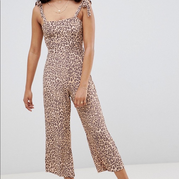 Faithfull The Brand Leopard Jumpsuit - Picture 1 of 5